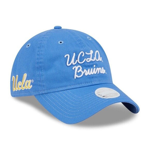 Women's New Era Blue UCLA Bruins Script 9TWENTY Adjustable Hat - Picture 1 of 6